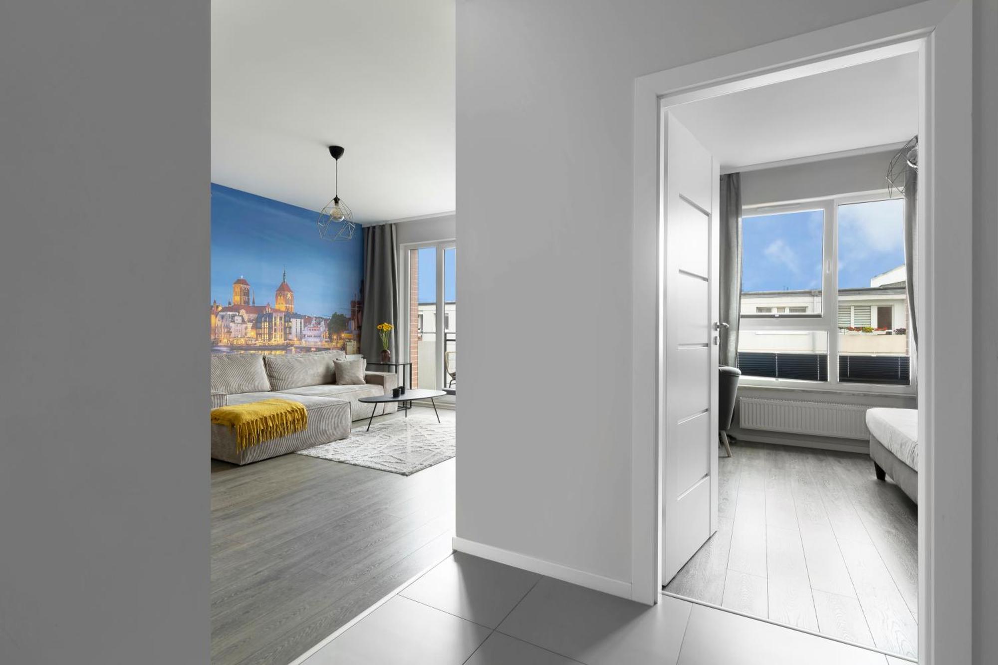 Blue Raven Downtown Apartments غدانسك المظهر الخارجي الصورة
